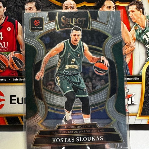 2025-26 Panini Select Euroleague Kostas Sloukas #82 new