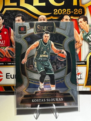 2025-26 Panini Select Euroleague Kostas Sloukas #82 new