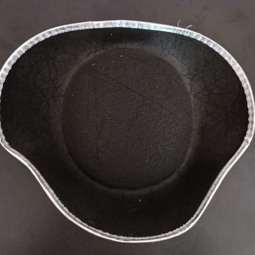 Pirate hat black with silver used MTP