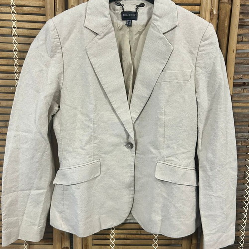 Mexx Beige Linen Blend Blazer Size 40 Like New