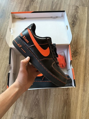 Nike Air Force 1 Vlone sneakers used, size 43, black