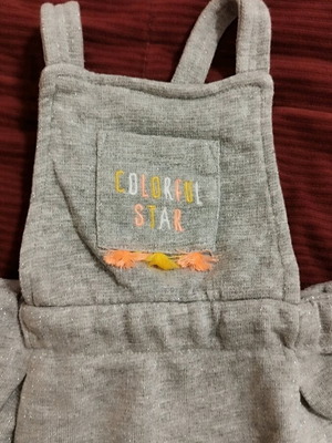 Baby skirt with suspenders like new