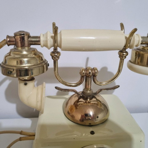Vintage telephone used, 1960s, Victorian style