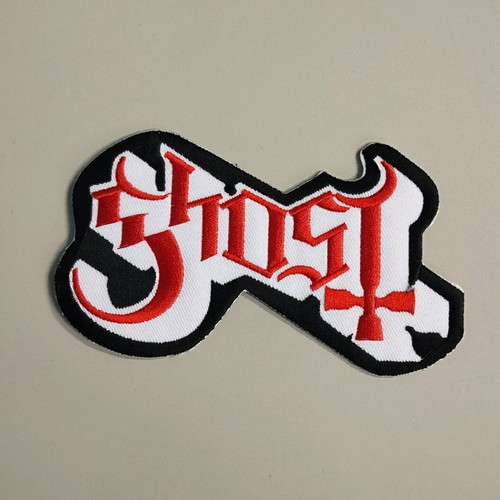 Ghost heavy metal sewn patch new