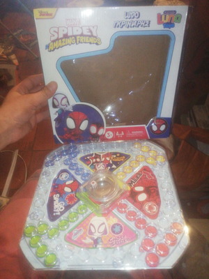 Spidey and His Amazing Friends Ludo board game used, complete