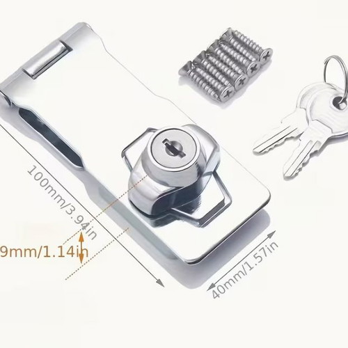 Lock for cabinets, drawers, doors, black color new