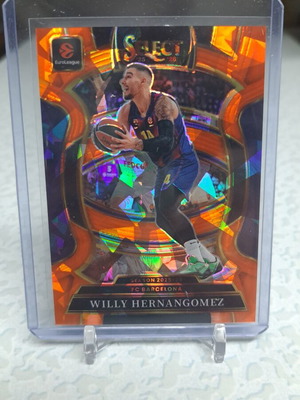 Eurolague Contenders 2026 Willy Hernangomez Card numbered 125 Barcelona