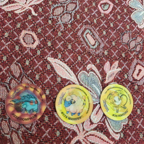 Pokemon Tazos 3D used collectible tags