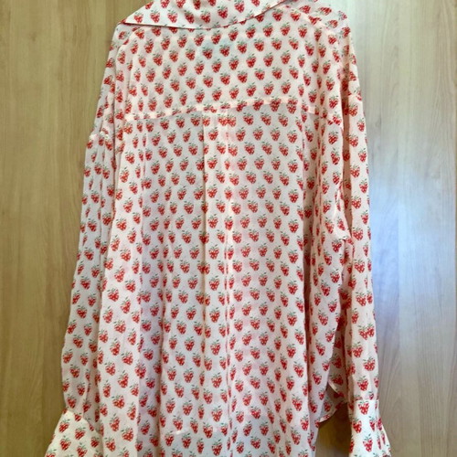 Vassia Kostara strawberry shirt one size