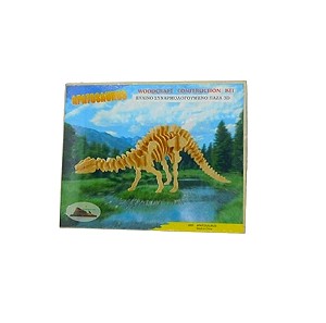Πάζλ ξύλινο τρισδιάστατο Δεινόσαυρος 3D Apatosaurus Anelixi