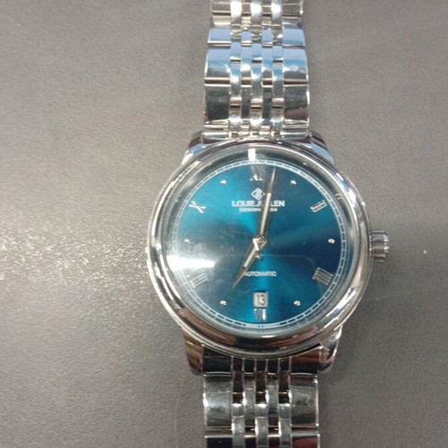 Automatic watch with date, rubber strap and metal bracelet like new