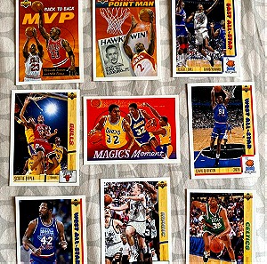 9 κάρτες χαρτακια μπασκετ NBA