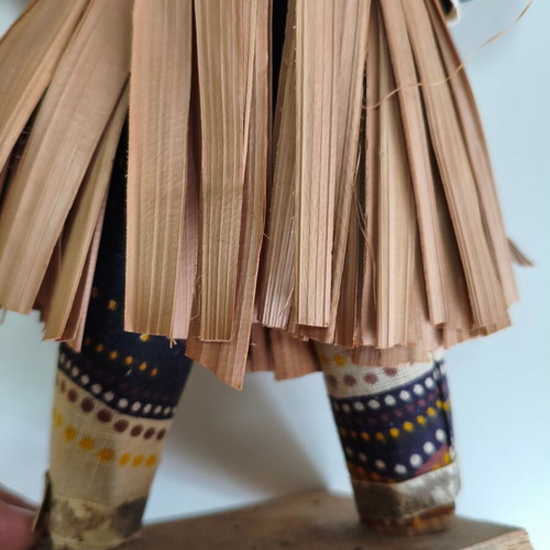 West African Masked Tribal Yacouba Dan Dance Figurine 27cm like new