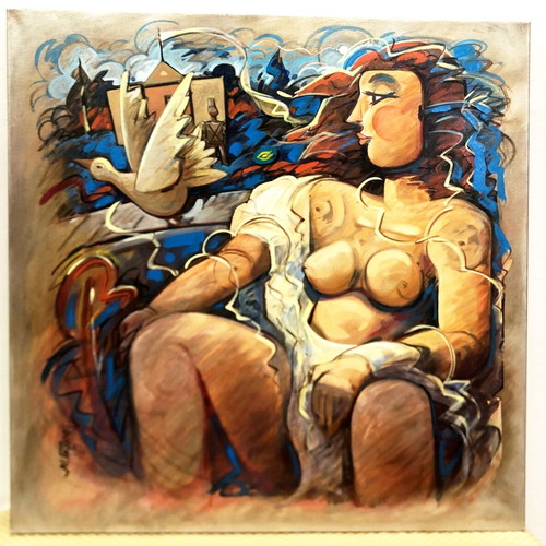 Oil painting by Markellos Galanos 2009 used