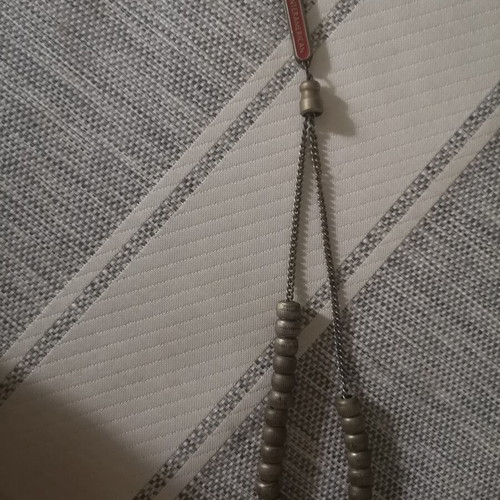 Silver Metal Interamerican Komboloi used, collectible worry beads