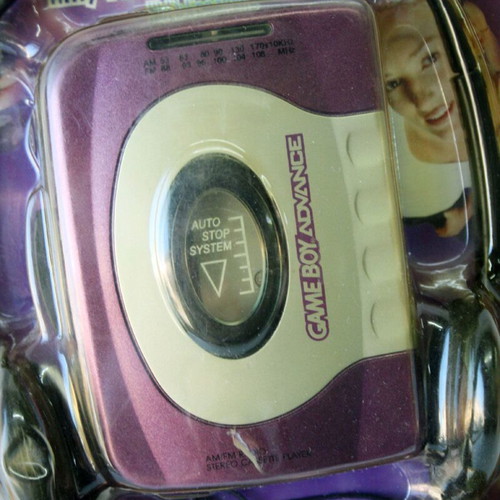 Game Boy Advance φορητό κασετόφωνο Walkman AM/FM με ηχεία Nintendo σφραγισμένο