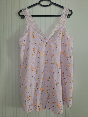 Floral lingerie new, pink and multicolor, size one size