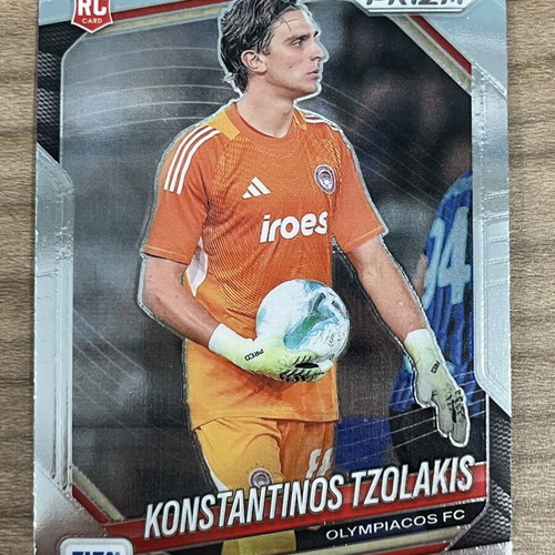 2025-26 Panini Prizm FIFA Soccer RC Konstantinos Tzolakis card like new