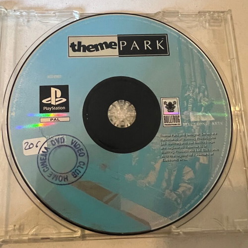 Theme Park CD used for PlayStation (PS1)
