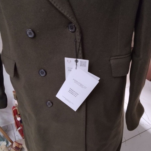 MANTECO, ZARA khaki coat size xxl new