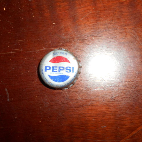 Sour Water and Pepsi bottle caps used, 1970s, set of 3