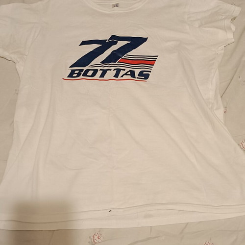 Tshirt Formula 1 Valteri Bottas 77 like new, white medium