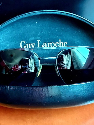 Guy Laroche GL360 men's sunglasses like new, black-silver