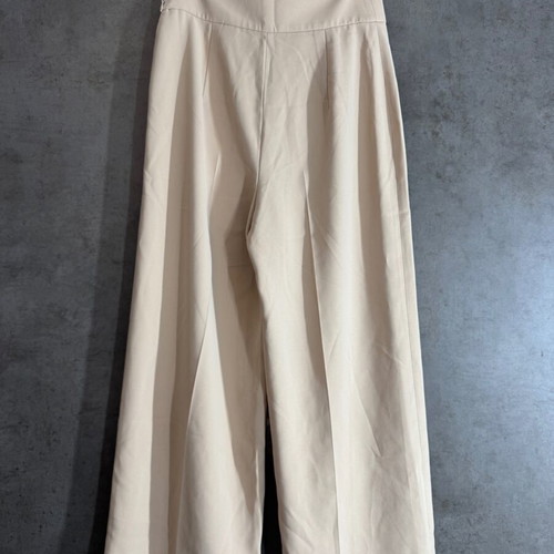 Culotte trousers Zara beige, used, side zipper needs repair, size S