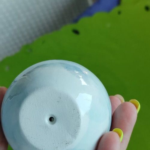 Ceramic Handcrafted Summer Egg with Sea Theme