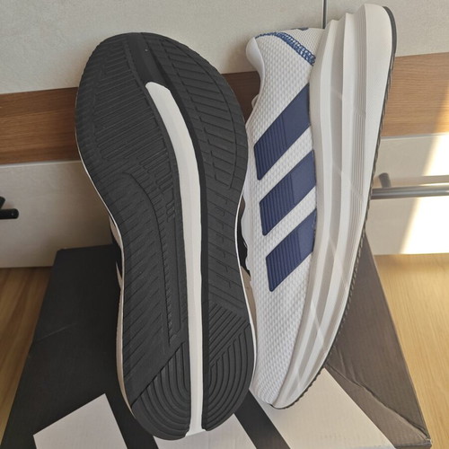 Adidas Galaxy 7 running shoes new, white with blue stripes