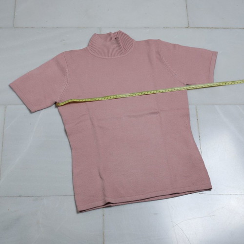Women’s knitted set cardigan and blouse pink like new