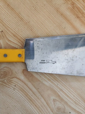 Large Cretan Inox Baltas new, dimensions 45x16