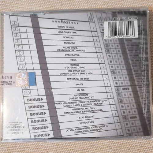 Mariah #1's CD like new, R&B / Soul compilation