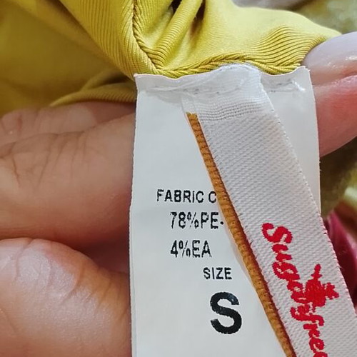 Sugarfree swimwear set 3 pieces like new, size S, metallic fibers