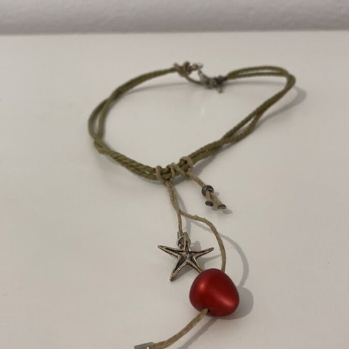 Handmade necklace with starfish like new