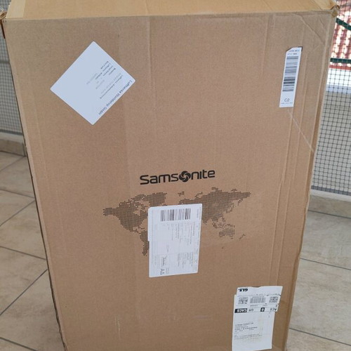 Samsonite Nuon Spinner 75/28 metallic dark blue suitcase new