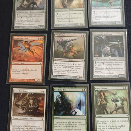 MTG Magic The Gathering New Phyrexia 9 Cards Like New