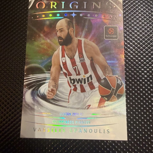 2025 Origins Euroleague Clouds SP Vasilis Spanoulis card