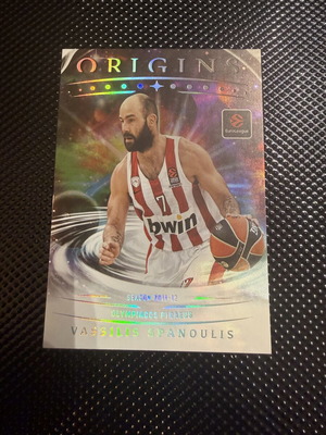 2025 Origins Euroleague Clouds SP Vasilis Spanoulis card
