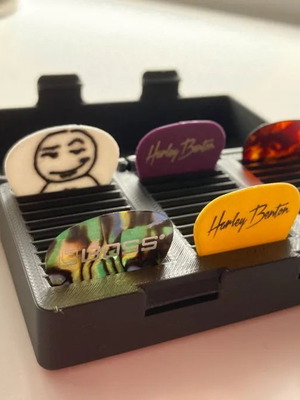 Guitar pick box made-to-order, durable and practical