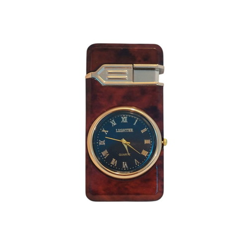 Gas Lighter with Clock New