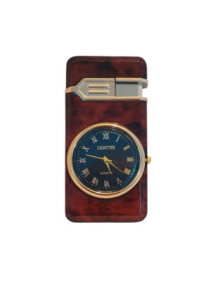 Gas Lighter with Clock New