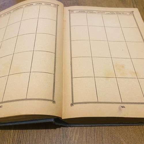 Lincoln stamp album used, 10th edition, circa 1910