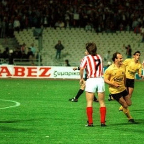 Olympiakos 0-1 AEK Football Ticket 1989 used