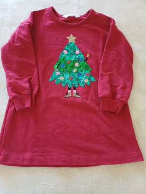 Christmas dress H&M like new, size 116 cm, red