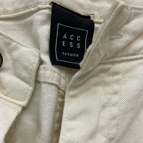 Access denim pants like new, light beige size M