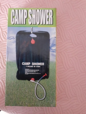 Camp shower καινούργιο στην αρχική πλαστική του συσκευασία, ατομικό ντους κάμπινγκ