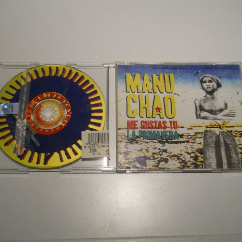 Manu Chao Me Gustas Tu La Primavera CD single used, pop