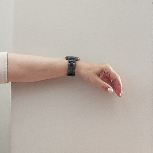Swatch Irony diaphane gray used, steel bracelet and dial