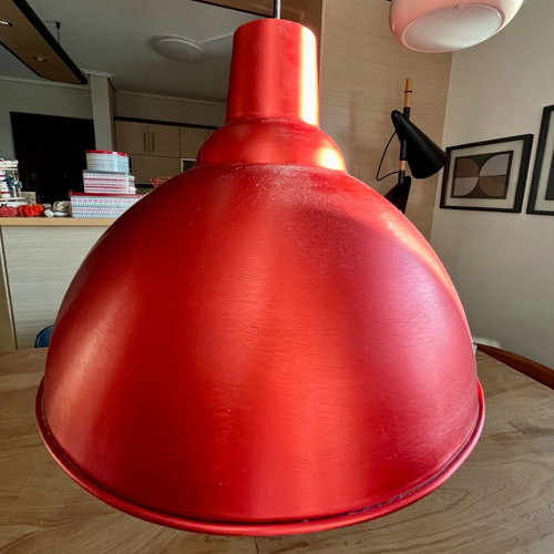 Bo concept ceiling light like new, red, 42cm diameter